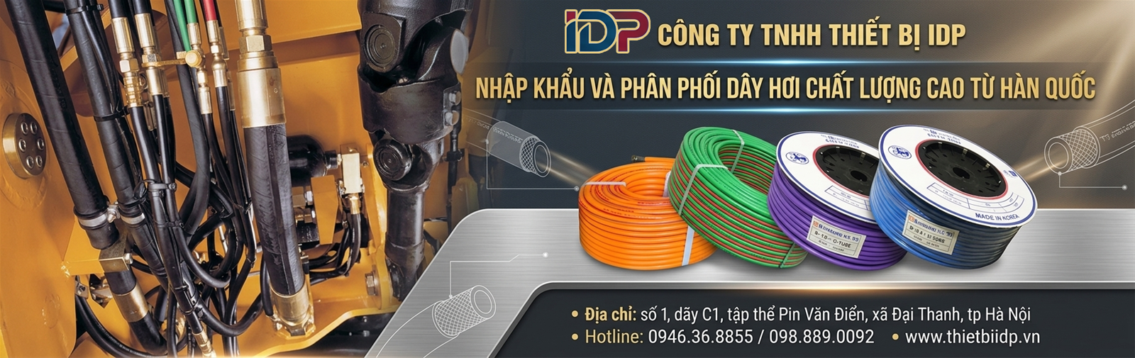 Dây hơi Hàn Quốc từ các nhãn hiệu nổi tiếng